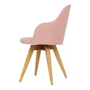 CADEIRA DE JANTAR GIRATÓRIA KLOE - TAUARI/QUARTZO ROSA - Foto 5