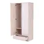 GUARDA-ROUPA DE SOLTEIRO 2 PORTAS/1 GAVETA TIMBER - BRANCO LAVADO - Foto 7