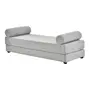SOFÁ-CAMA 2 LUGARES STACK - CINZA CLARO MESCLA - Foto 2