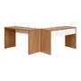 MESA DUPLA BOSS - OAK TAMMI/BRANCO - Foto 4