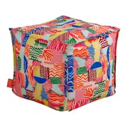 PUFF 45 CM X 45 CM VIBRA VERÃO - AÇAY/VERDE ÁGUA - Foto 2