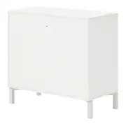 ARMÁRIO PARA ESCRITÓRIO BAIXO 2 PORTAS SLEEK - BRANCO/GRANILITE - Foto 8