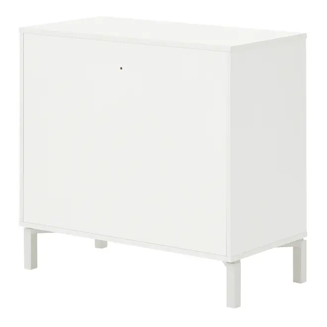 ARMÁRIO PARA ESCRITÓRIO BAIXO 2 PORTAS SLEEK - BRANCO/GRANILITE - Foto 8