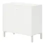 ARMÁRIO PARA ESCRITÓRIO BAIXO 2 PORTAS SLEEK - BRANCO/GRANILITE - Foto 8