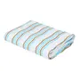 LENÇOL COM ELÁSTICO KING 1,93 M X 2,03 M X 40 CM MAR E TERRA - AZUL CLARO/BEGE - Foto 2