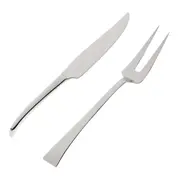 FACA E GARFO PARA ASSADOS COM 2 PEÇAS BERNA - INOX - Foto 2
