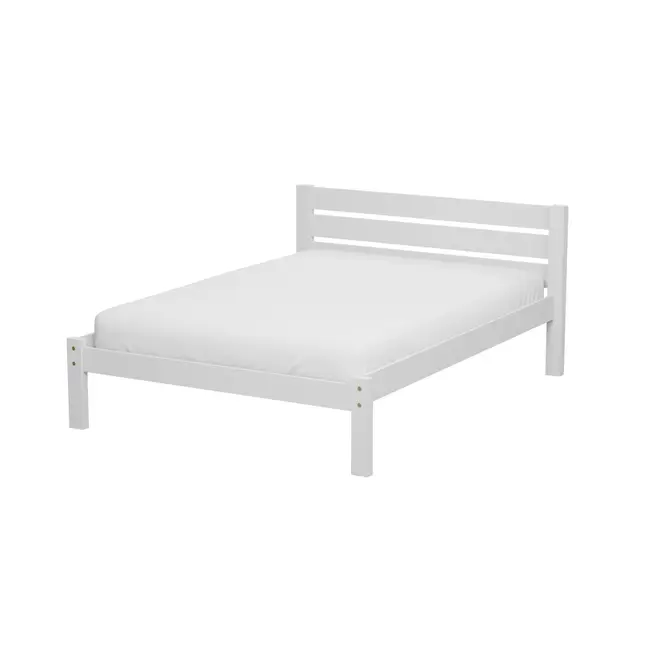 CAMA DE CASAL 1,38 M VILA - BRANCO/BRANCO - Foto 1