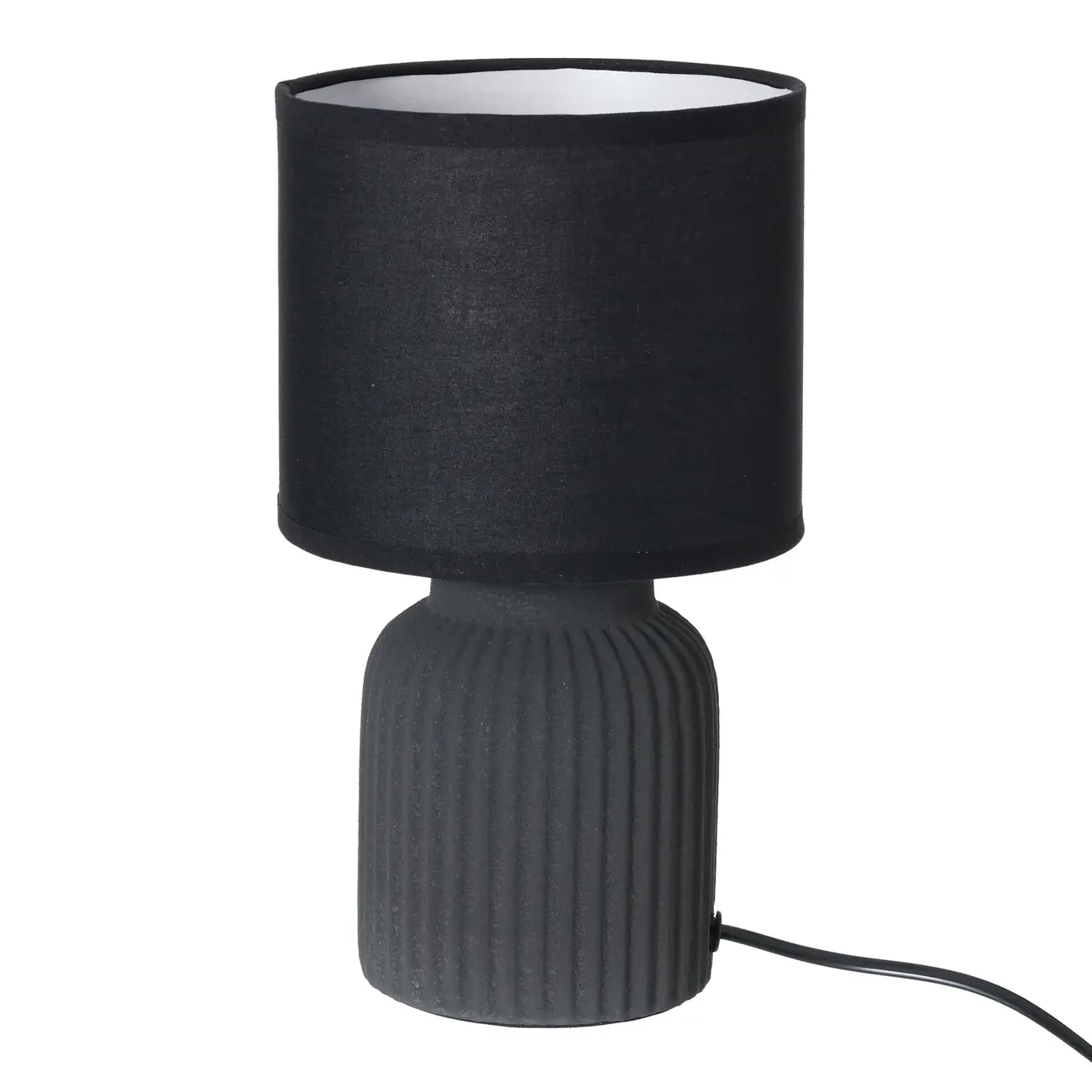 LUMINÁRIA DE MESA GOTYK - PRETO/PRETO - Foto 1