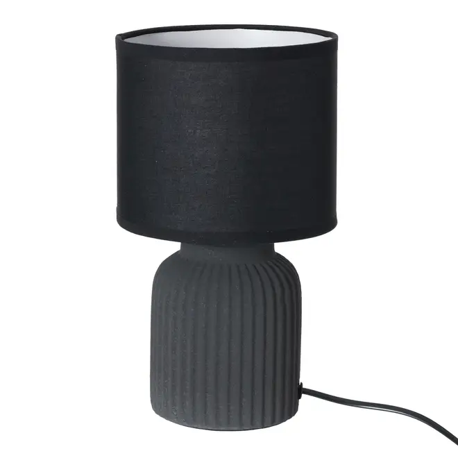 LUMINÁRIA DE MESA GOTYK - PRETO/PRETO - Foto 1