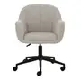 CADEIRA HOME OFFICE CLAM GLAM - PRETO/AREIA - Foto 2