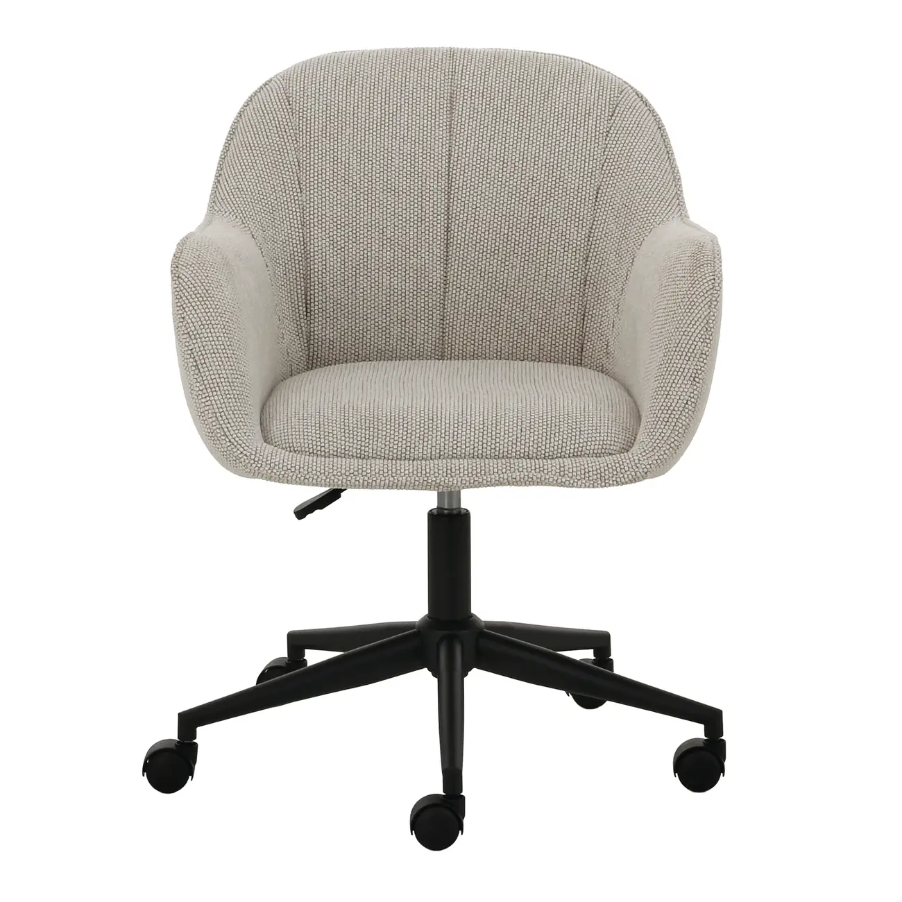 CADEIRA HOME OFFICE CLAM GLAM - PRETO/AREIA - Foto 2