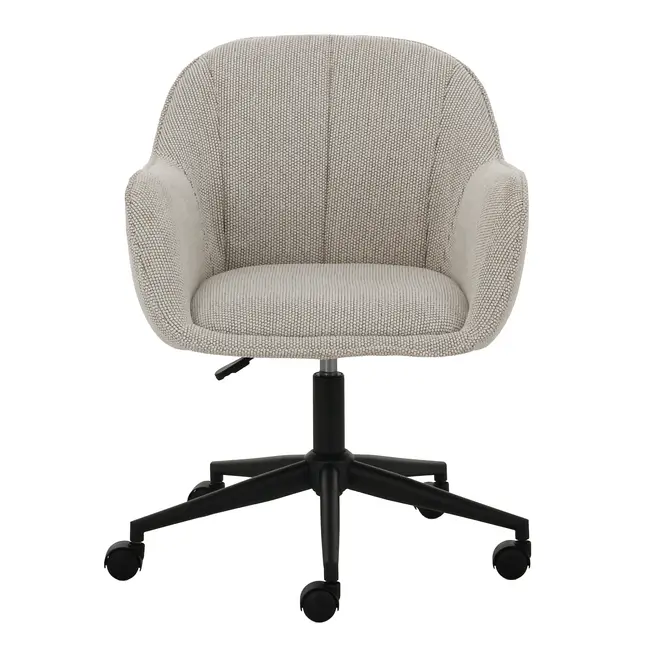 CADEIRA HOME OFFICE CLAM GLAM - PRETO/AREIA - Foto 2