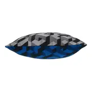 CAPA PARA ALMOFADA 45 CM X 45 CM MAZE - KONKRET/AZUL COBALTO - Foto 3