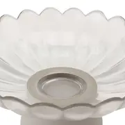CENTRO DE MESA 25 CM LOUIS - INCOLOR/CINZA - Foto 3