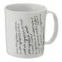 CANECA 350 ML LIVRO EM LOUÇAS - BRANCO/PRETO - Foto 2