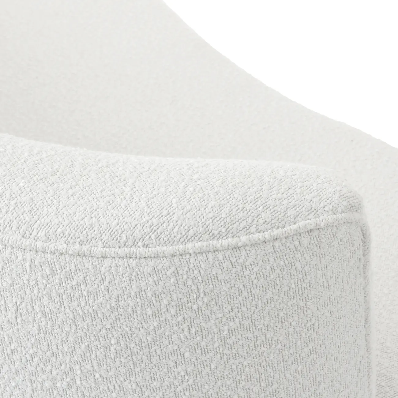MÓDULO SOFÁ 1 LUGAR DIREITO ÔNDULO - BOUCLÉ BRANCO - Foto 8