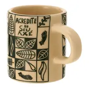 CANECA 140 ML SETE ERVAS AXÉ - ARGILA CRUA/VERDE - Foto 5