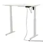 MESA REGULÁVEL ELÉTRICA 1,20 M X 60 CM ERGO - BRANCO/BRANCO - Foto 3