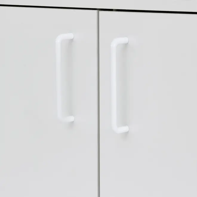 CARRINHO 2 PORTAS 55 CM X 42 CM PRÁTICA - BRANCO - Foto 9