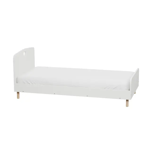 MY LITTLE LOVE CAMA SOLTEIRO 88 CM - BRANCO/NATURAL WASHED - Foto 9