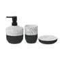 KIT BANCADA 3 PEÇAS DOWA - BRANCO/PRETO - Foto 1