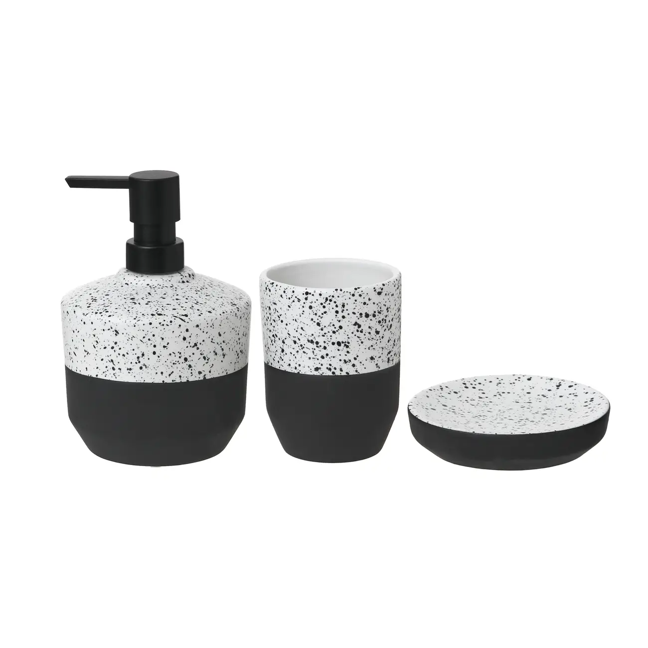 KIT BANCADA 3 PEÇAS DOWA - BRANCO/PRETO - Foto 1