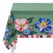 TOALHA DE MESA 1,36 M X 2,20 M ONÍRICA - VERDE/MULTICOR - Foto 4