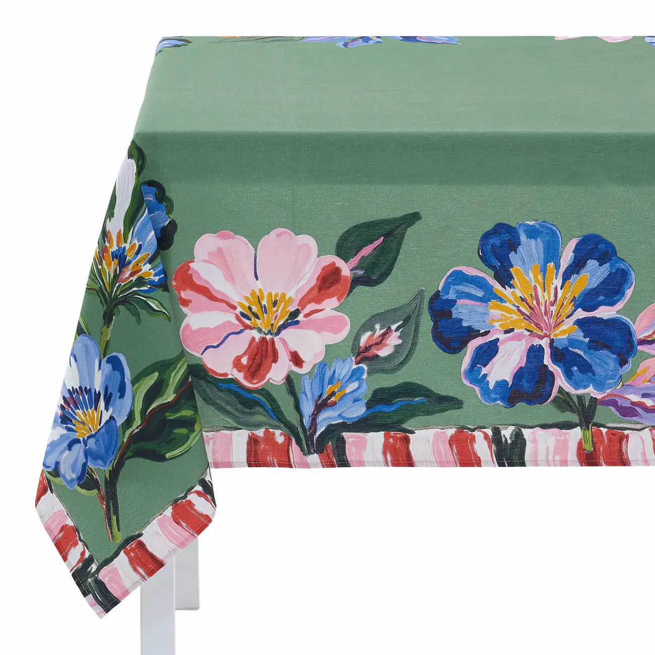 TOALHA DE MESA 1,36 M X 2,20 M ONÍRICA - VERDE/MULTICOR - Foto 4