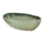 TIGELA OVAL 22 CM X 16 CM FOLHA - VERDE - Foto 3
