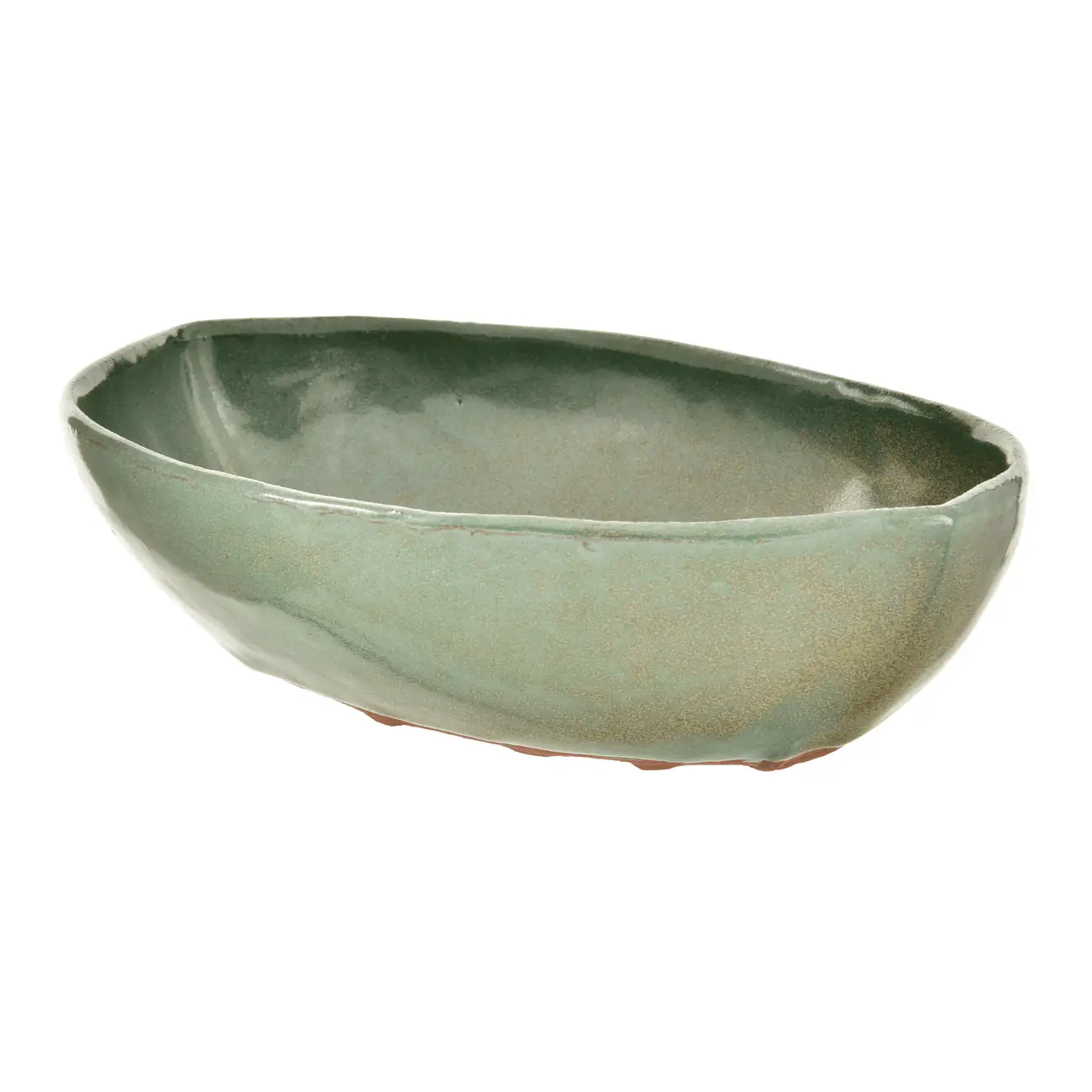 TIGELA OVAL 22 CM X 16 CM FOLHA - VERDE - Foto 3