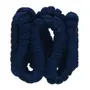 ARGOLA PARA GUARDANAPO CONJUNTO COM 2 PEÇAS ARABESCO - AZUL ESCURO - Foto 1