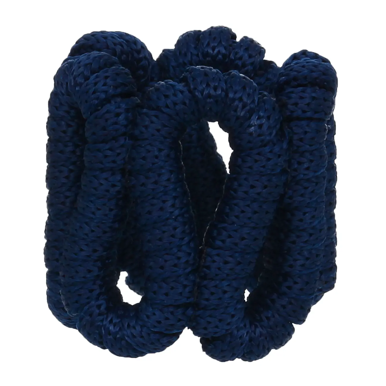 ARGOLA PARA GUARDANAPO CONJUNTO COM 2 PEÇAS ARABESCO - AZUL ESCURO - Foto 1