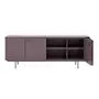 BUFFET 4 PORTAS 2 M X 45 CM THE FOLD - RUBY MOCHA - Foto 4