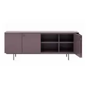 BUFFET 4 PORTAS 2 M X 45 CM THE FOLD - RUBY MOCHA - Foto 4