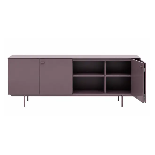 BUFFET 4 PORTAS 2 M X 45 CM THE FOLD - RUBY MOCHA - Foto 4