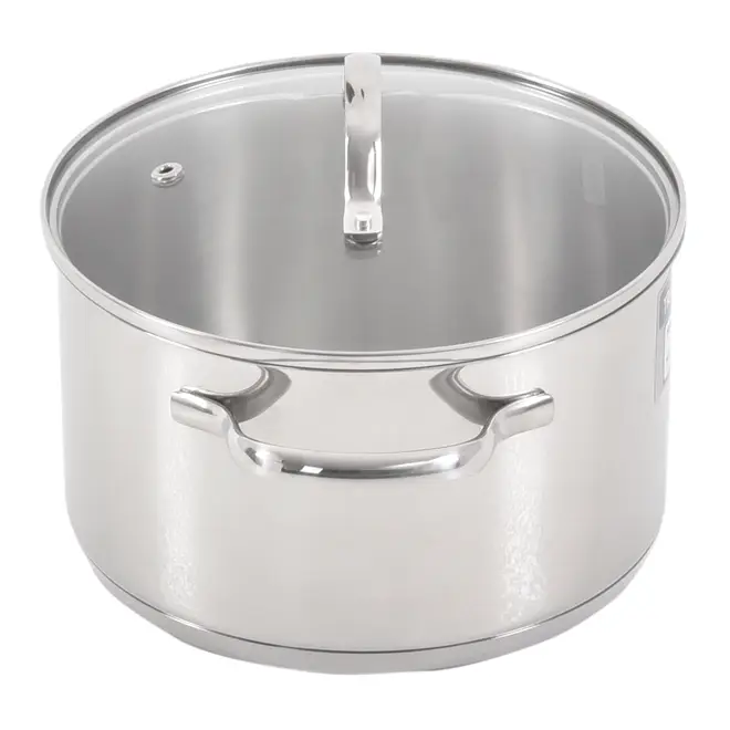 CAÇAROLA INDUÇÃO 20 CM UNA - INOX/INCOLOR - Foto 5