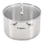 CAÇAROLA INDUÇÃO 20 CM UNA - INOX/INCOLOR - Foto 5