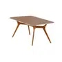 MESA DE JANTAR 1,80 M X 1 M ORGANIC - FREIJÓ/BRANCO - Foto 20