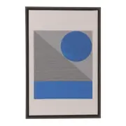 QUADRO 27 CM X 40 CM GRAPHICAL II - GRAFITE/MULTICOR - Foto 1