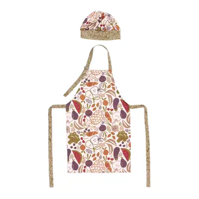 KIT CHEF AVENTAL E CHAPÉU INFANTIL DA HORTINHA
