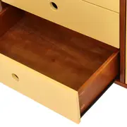 GUARDA-ROUPA DE SOLTEIRO 2 PORTAS/2 GAVETAS SAUÍ - NOZES/ARGILA CRUA - Foto 12
