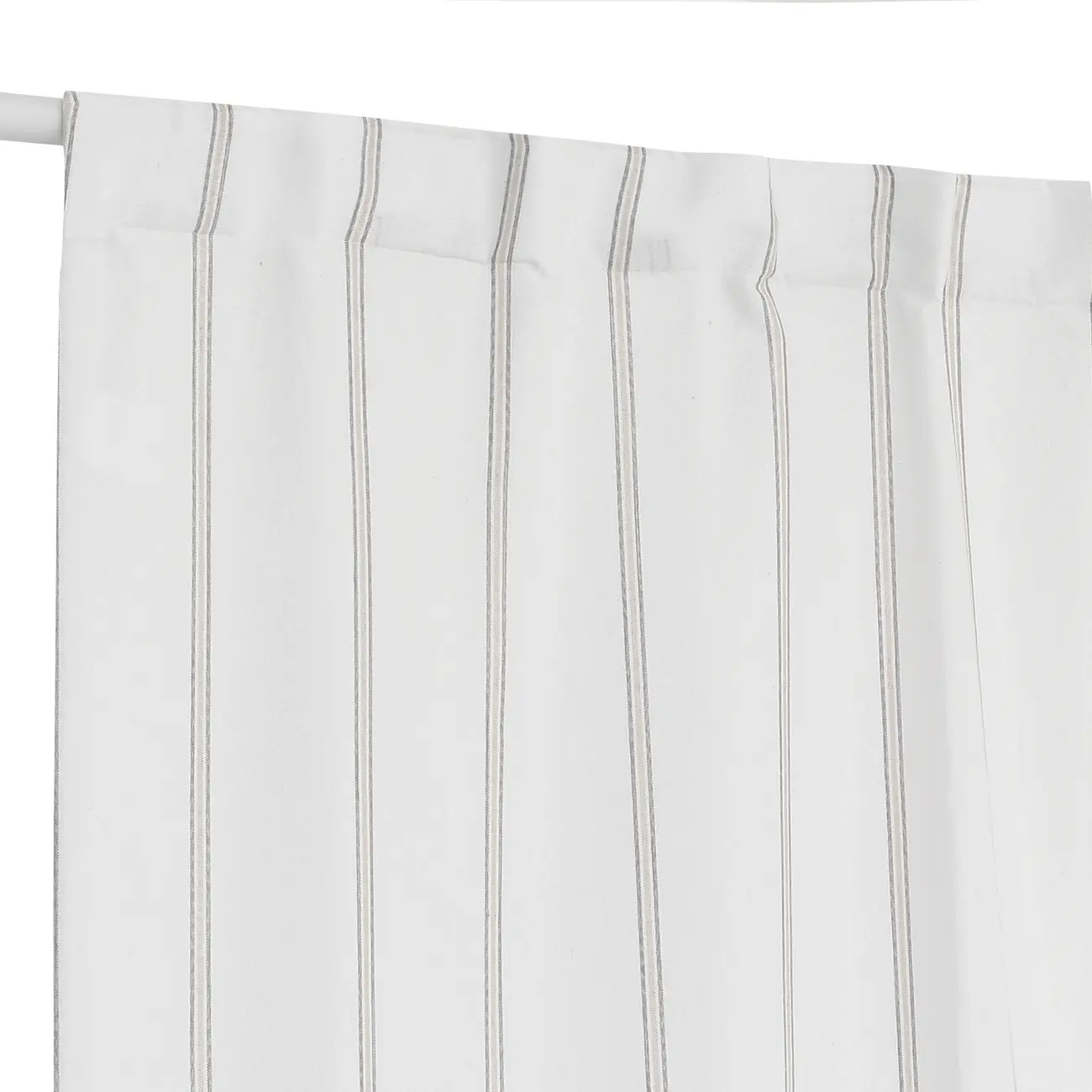 CORTINA 2 PEÇAS 1,30 M X 2,30 M AWNING STRIPES - NATURAL/BEGE - Foto 2