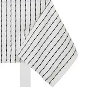 TOALHA DE MESA 1,40 M X 1,40 M UTTU - BRANCO/PRETO - Foto 3