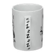 CANECA 160 ML GATA E CANSADA - BRANCO/PRETO - Foto 4
