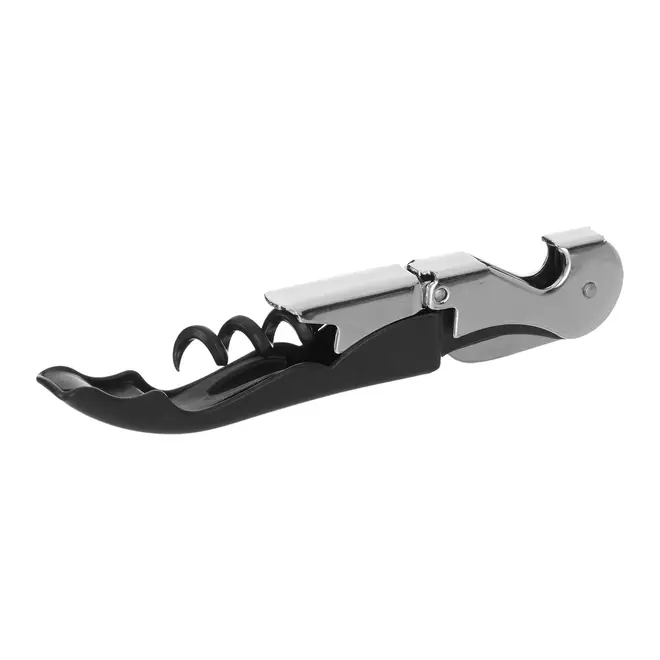 KIT PARA VINHO 3 PÇS TICINO COMPACT - PRETO/INOX - Foto 8