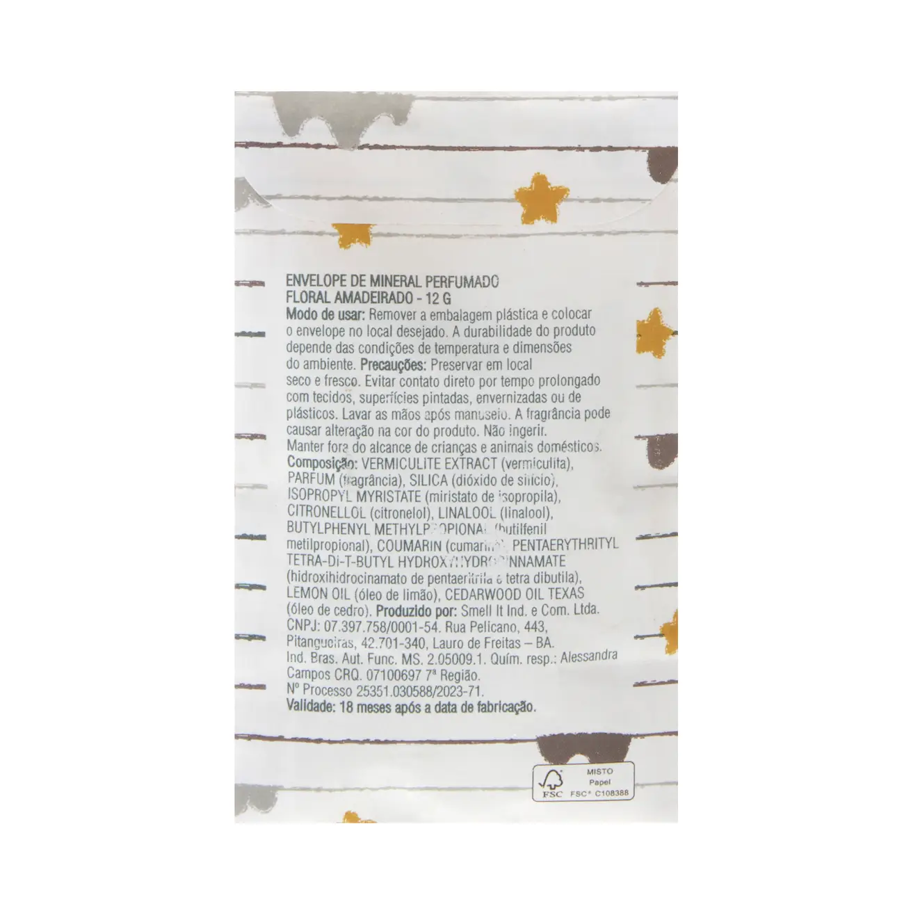 SACHÊ PERFUMADO FLORAL AMADEIRADO BEBÊ 12 G CIEL - CINZA/MULTICOR - Foto 2