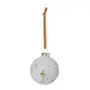 PINGENTE BOLA 7 CM CONJUNTO COM 2 PEÇAS SKI FINE FESTIVITY - CREAM/MULTICOR - Foto 3