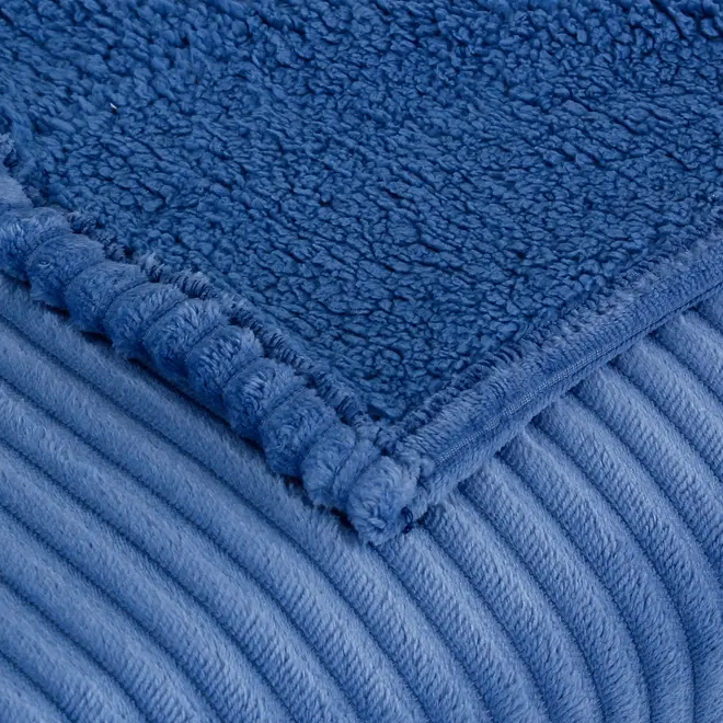 COBERTOR 1,80 M X 2,20 M MOONSET - BLEU CENDRÉ - Foto 5