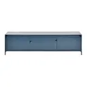 VERDE ESCARAVELHO/PRETO - RACK 3 PORTAS/1 GAVETA 1,80 M X 45 CM NASH