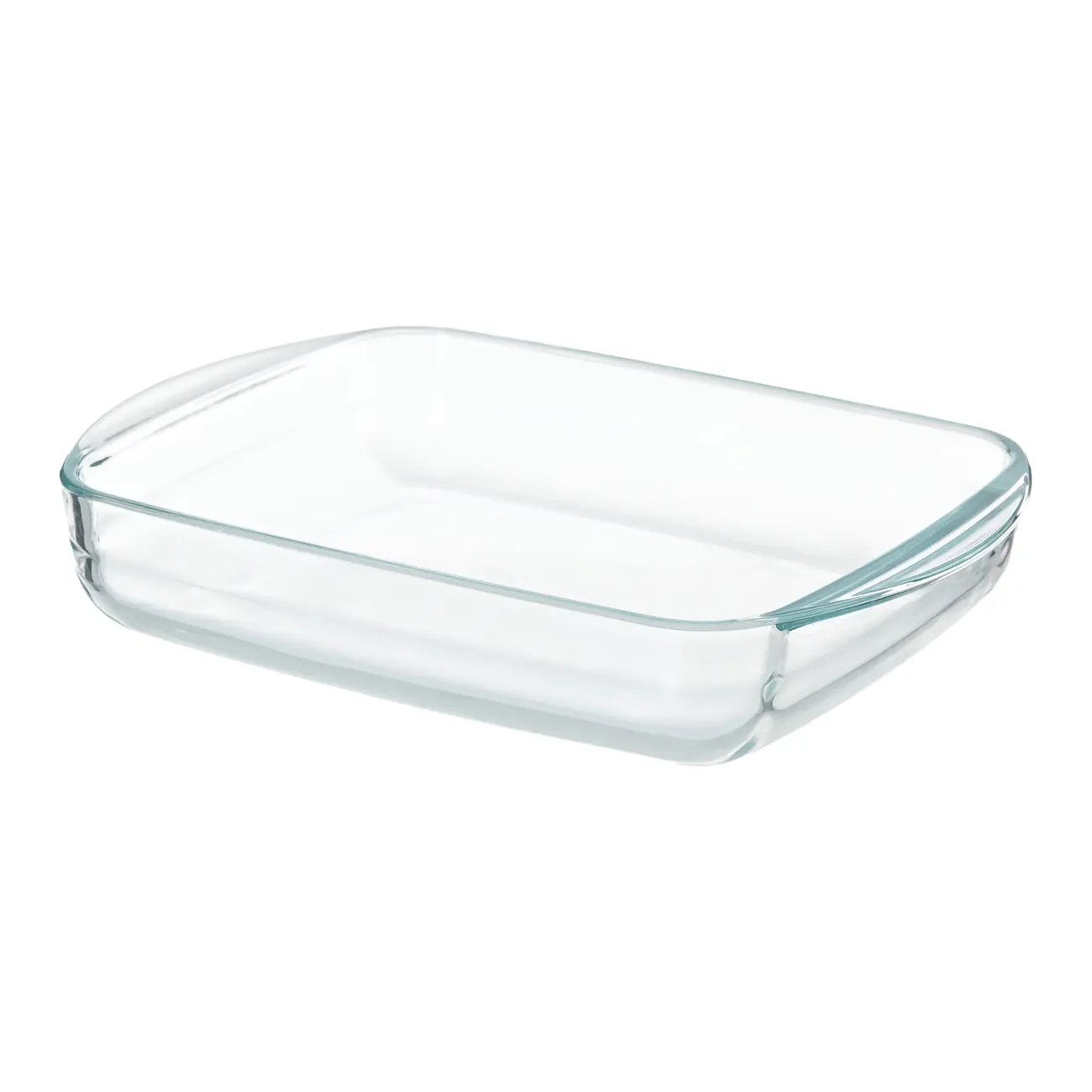TRAVESSA REFRATRÁRIA COM TAMPA 28 CM X 20 CM DOLIA GLASS - INCOLOR/CAMELO - Foto 4